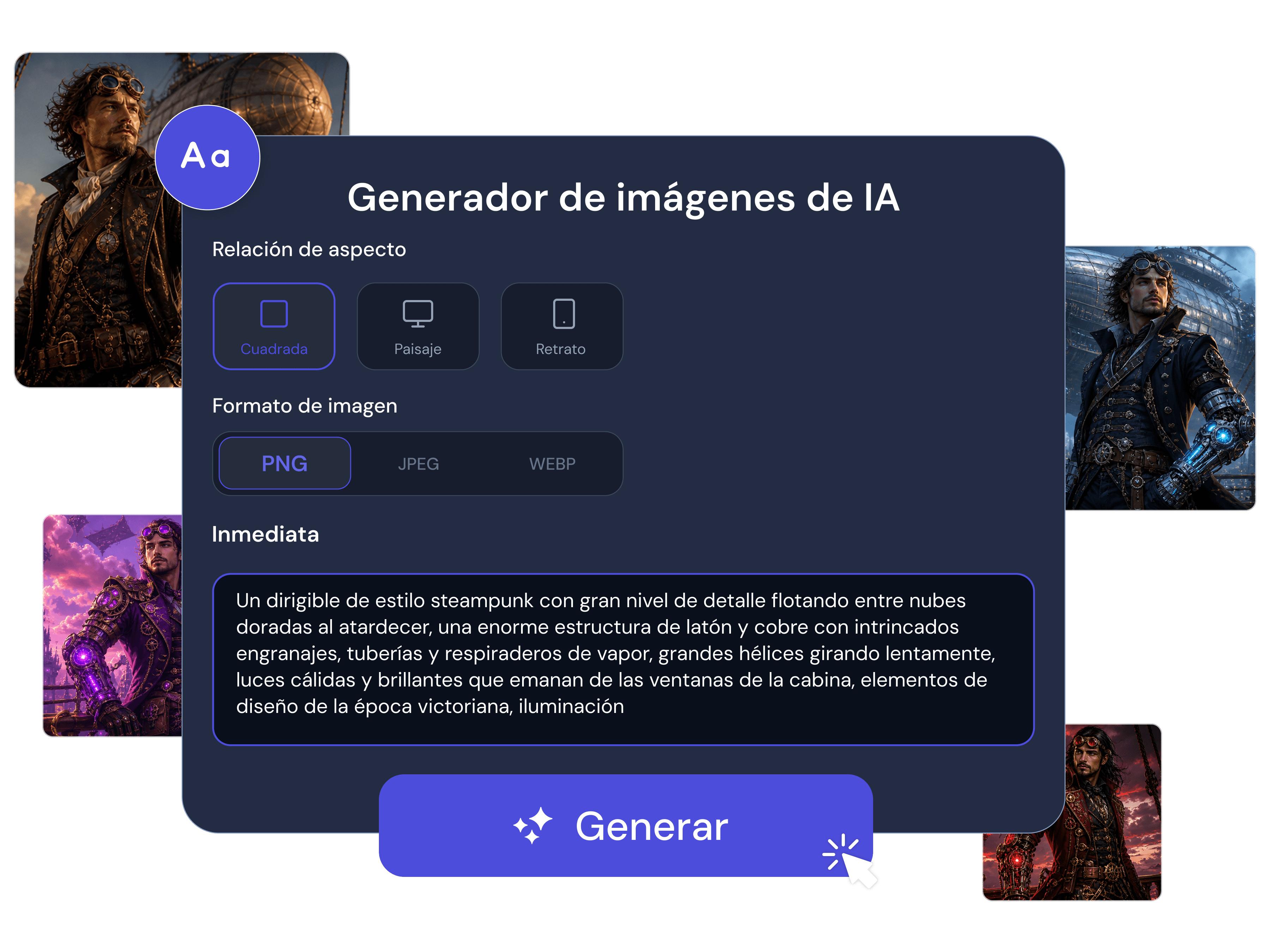 Generación de texto a imagen