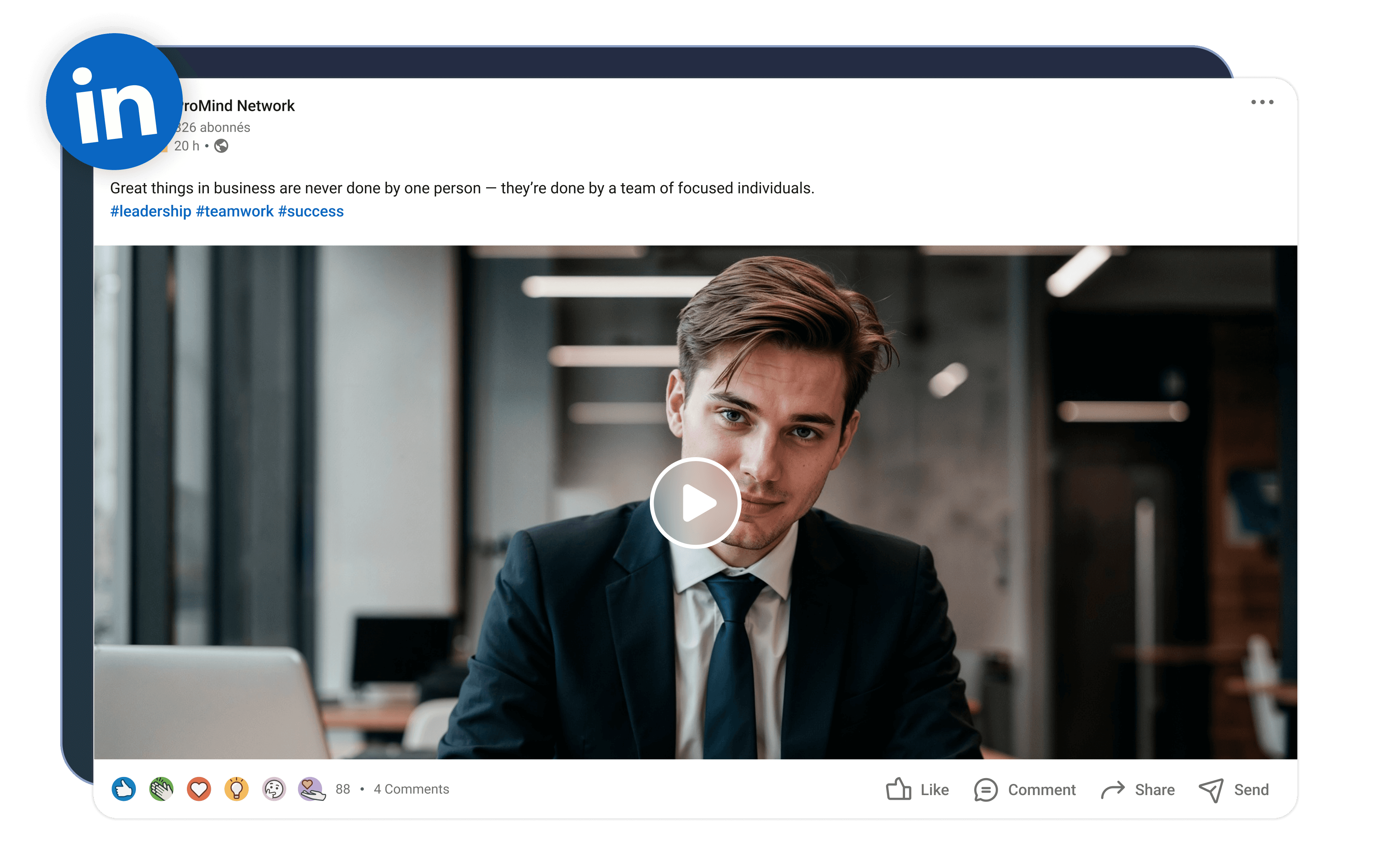 LinkedIn preview