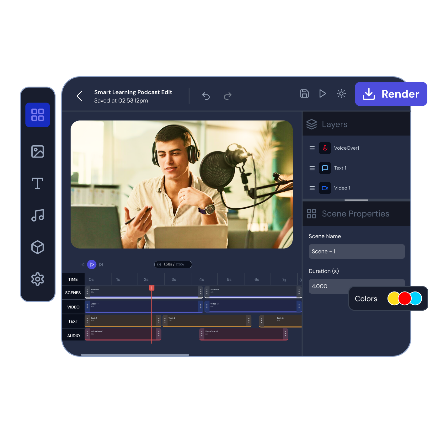 movcut.ai Dashboard Preview